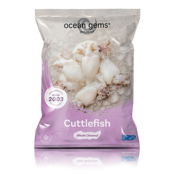 Ocean Gems Frozen Raw Cuttlefish Whole 20-40pcs (1KG)