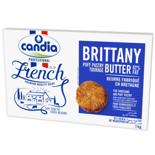 Candia Brittany Puff Pastry 1KG ( 82% Fat)
