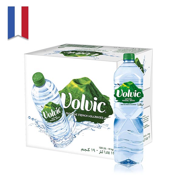 Volvic Mineral Water - Plastic Bottle 1.5LT (12bottles)