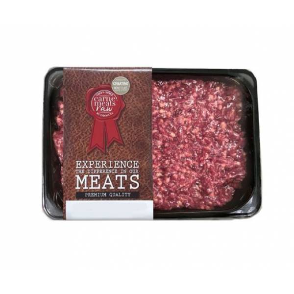 Carne Meats Raw Frozen Grassfed Angus Beef Minced (500G)