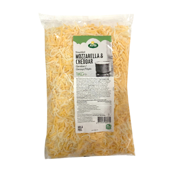 Arla Mozzarella & Red Cheddar Cheese (1KG)