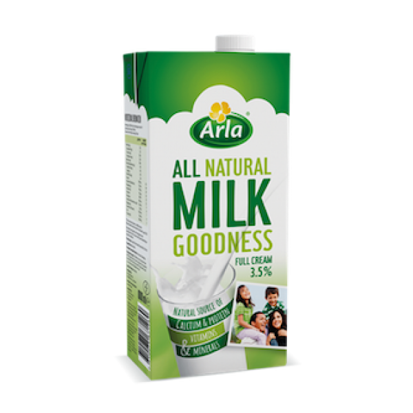 Arla UHT Full Cream Milk 3.5% Fat (1L)