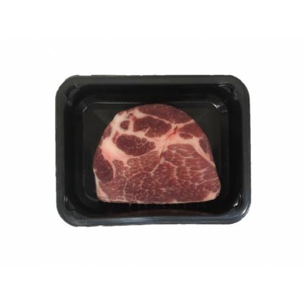 Carne Meats Raw Berkridge USA Kurobuta Pork Collar Steak Frozen (150g)