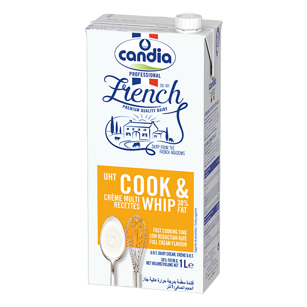 Candia UHT Whip and Cook Cream (30% Fat) 1L