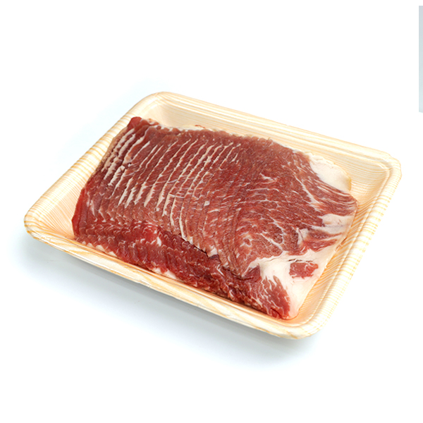 Carne Meats Raw Spain Iberico Pork Collar Shabu Shabu Frozen (250g)