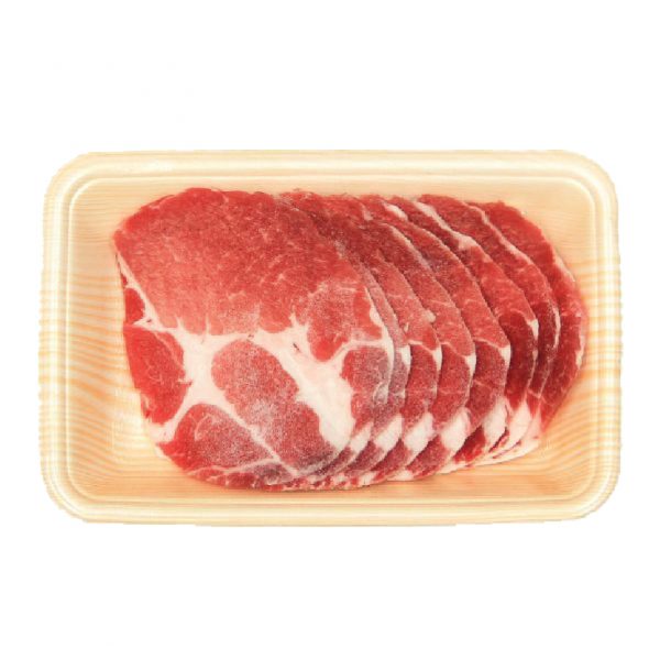 [CNY Sales] Carne Meats Raw USA Kurobuta Pork Collar Shabu Shabu 1.5mm Frozen (500g)