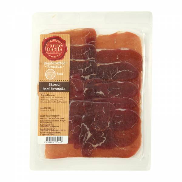 Carne Meats Beef Bresaola Salami Air-Dried Presliced 0.6mm (50g)