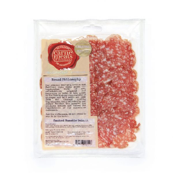 Carne Meats Rosette Salami Air-Dried Presliced 0.8mm (50g)