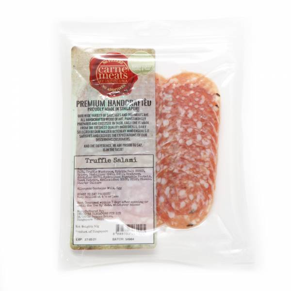 Carne Meats Truffle Salami Air-dried Presliced 0.8mm (50g)