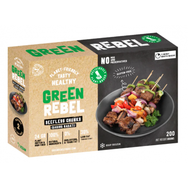 Green Rebel Plant Based Beefless Chunks (200g)